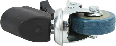 CHICIRIS Durable Iron and Plastic Light Stand Caster Wheel Set, 22mm Locking Wheel Set with Brake, 3-Piece for Photography Studio Video in Saudi Arabia