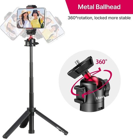 Ulanzi MT-16 Camera Tripod Stand Holder + ULANZI Cute LITE Waterproof Light in Saudi Arabia
