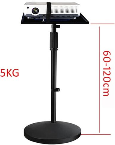 T3-60120 20kg 5kg 600-1200MM Height Adjustable Projector Tripod Floor Stand with Tray 34 * 24cm Large Base(T5-60120) in Saudi Arabia
