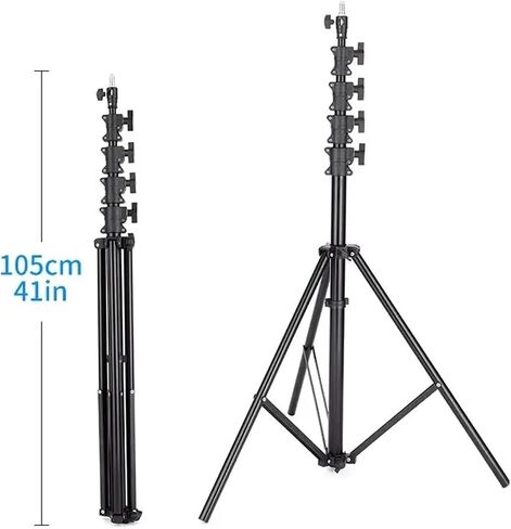 Professional 4.5m Heavy Duty Air Cushion Light Stand Photography Studio Kit Aluminum Adjustable Photography Tripod in Saudi Arabia