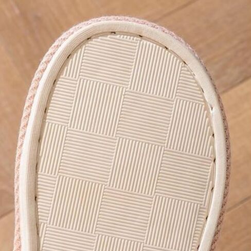 Linen Slippers for Women and Men Non Slip Soft Home House Womens Slippers for Home in Saudi Arabia