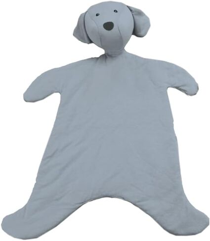 GUNAMUNA Unisex Lovey Blanket for Newborns and Toddlers, Soft Stuffed Puppy Security Comforter, One Size, Peanut in Saudi Arabia