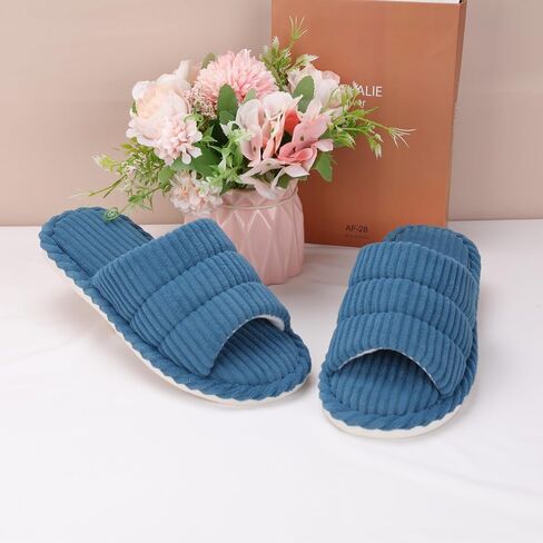 Slippers for Women House Slippers for Women Corduroy Indoor Slippers in Saudi Arabia