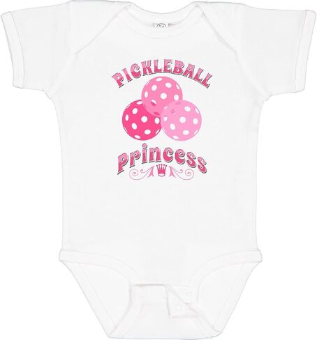 inktastic Pickleball Princess Cute Baby Bodysuit in Saudi Arabia