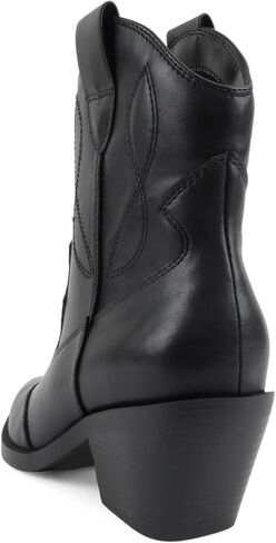 Soda Incity - Women Pointed Toe Western Ankle Boot with Stitched Details in Saudi Arabia