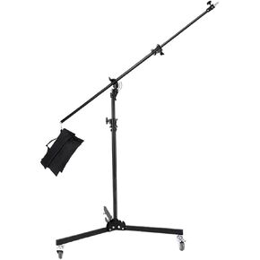 380cm/12ft Multi-Purpose Light Stand Boom Bracket M-4 Dual Purpose with Extension Pole Tube Sandbag Support System in Saudi Arabia