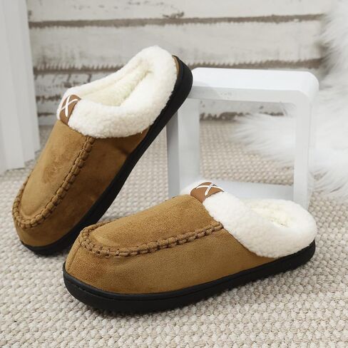 Women Slippers Memory Foam Fuzzy Slippers Warm Cozy House Shoes Indoor Outdoor Wear Winter in Saudi Arabia