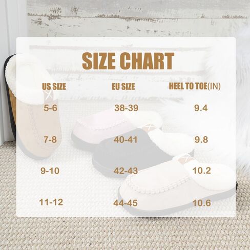 Women Slippers Memory Foam Fuzzy Slippers Warm Cozy House Shoes Indoor Outdoor Wear Winter in Saudi Arabia