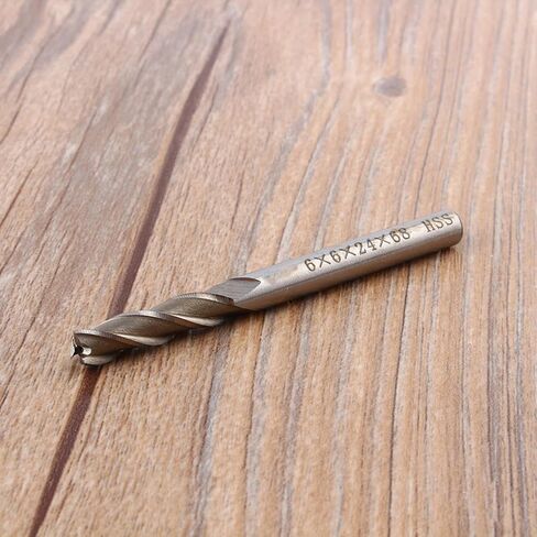 3 Flute HSS & Aluminium Extra 6mm End Mill Milling Cutter CNC Bit Extended in Saudi Arabia