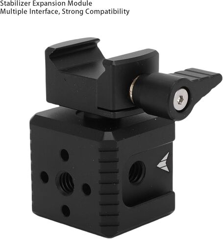 Yunseity Expansion Adapter for RS2,RSC2,RS3,RS4 Camera Stabilizer Mount Rod Clamp, Expander Connecting Flash,Light,Microphone with Aluminum Alloy for Vloggers,Filmmakers in Saudi Arabia