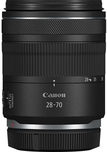 Canon RF 28-70mm f/2.8 is STM Lens | Standard Zoom with Bright f/2.8 Aperture, Image Stabilization & Smooth STM Autofocus | for Portraits, Weddings, & Travel Photography (6535C002) + Bag + 64GB Card in Saudi Arabia