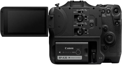 Canon EOS C70 Cinema Camera Kit | 4K Super 35mm Sensor with RF 24-70mm f/2.8 Lens | Professional Video Production Compact Cinema (4507C017) + 64GB Card in Saudi Arabia