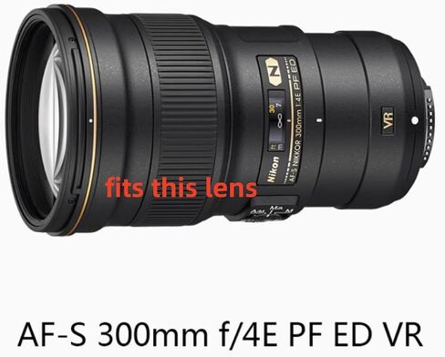 غطاء عدسة أصلي جديد 77 مم HB-73 متوافق مع كاميرا Nikon AF-S Nikkor 300 مم f/4E PF ED VR in Kuwait