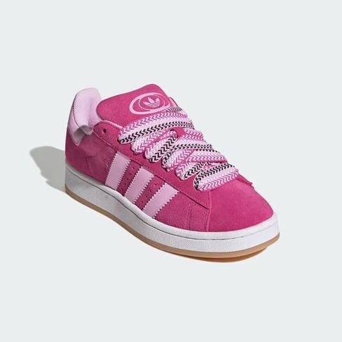 حذاء adidas Originals للسيدات Campus 00S، شبه شفاف فوشيا/أوركيد فيوجن/أبيض سحابي، US 9 W in Saudi Arabia