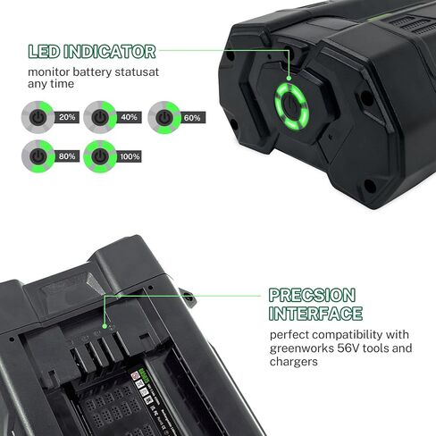 56V 7500mAh BA2800 بديل لبطارية EGO 7.5Ah ليثيوم BA2800 BA4200 بديل لبطارية EGO 56 فولت متوافق مع EGO 56 فولت CS1604 CS1804 CS1403 HT2400 LB6504 أدوات كهربائية in Saudi Arabia