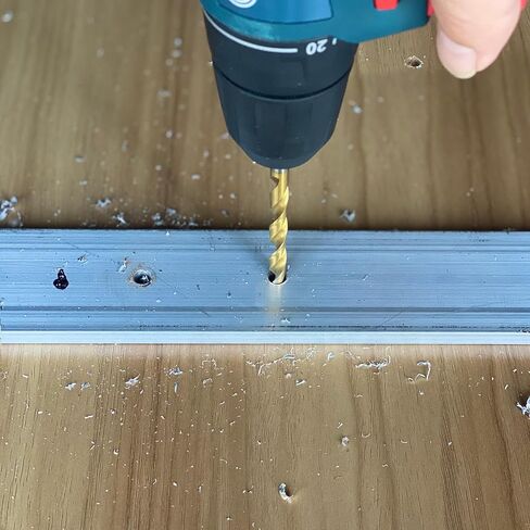 59/64" Drill Bit, M2 High Speed Steel Titanium Coated 59/64 Inch Drill Bits Set for Metal Stainless Steel, 1/2" Reduced Shank in Kuwait