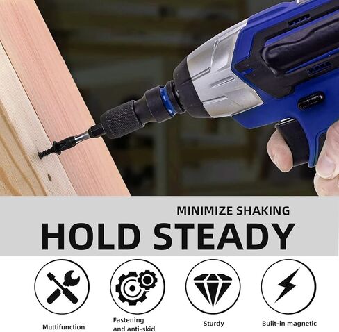 مجموعة محولات لقمة محرك الصدمات من Gerywolf 3 قطع، 1/2، 3/8، و1/4 بوصة محرك أنثى إلى محولات مقبس سداسية 1/4 بوصة، محول مفتاح ربط الصدمات لمحركات مفتاح السقاطة، ظرف لقمة التأثير، ظرف سريع التغيير in Kuwait