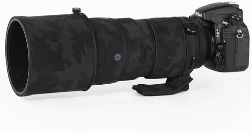 معطف مموه للعدسات المقاومة للماء من CHASING BIRDS لكاميرا Nikon AF-S 300 مم f/2.8G ED VR I/II غطاء حماية للعدسات المقاومة للمطر الإصدار IV (أسود ظل) in Kuwait