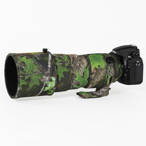 معطف مموه للعدسات المقاومة للماء من CHASING BIRDS لكاميرا Nikon AF-S 300 مم f/2.8G ED VR I/II غطاء حماية للعدسات المقاومة للمطر الإصدار IV (أسود ظل) in Kuwait
