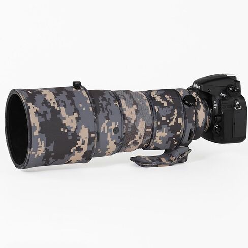 معطف مموه للعدسات المقاومة للماء من CHASING BIRDS لكاميرا Nikon AF-S 300 مم f/2.8G ED VR I/II غطاء حماية للعدسات المقاومة للمطر الإصدار IV (أسود ظل) in Kuwait