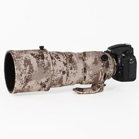 معطف مموه للعدسات المقاومة للماء من CHASING BIRDS لكاميرا Nikon AF-S 300 مم f/2.8G ED VR I/II غطاء حماية للعدسات المقاومة للمطر الإصدار IV (أسود ظل) in Kuwait