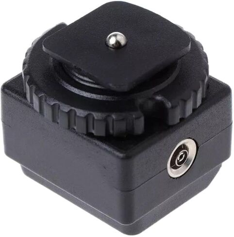 Camera Flash Hot Shoe Converter Adapter with PC Sync Socket Support Exit Flash Suitable for Canon Camera in Saudi Arabia