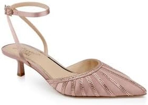 Jewel Badgley Mischka Fable Pointed Toe Kitten Heels in Saudi Arabia