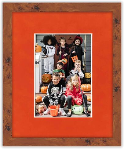 Poster Palooza 8x10 Precut Black Suede Picture Matboard for 6x8 Photo - for Frames Measuring 8 x 10 Inches - Bevel Cut Matte to Display Art Measuring 6 x 8 Inches - Acid Free ONE MAT in Saudi Arabia