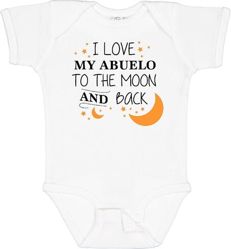Inktastic I Love My Abuelo To the Moon and Back Baby Bodysuit in Saudi Arabia
