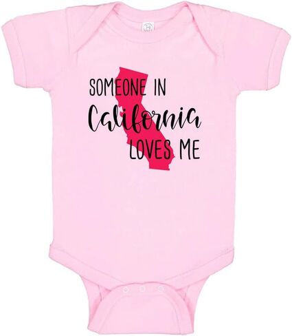 Someone in California Loves Me Baby Infant Bodysuit in Saudi Arabia