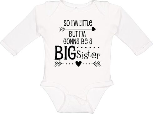 inktastic So I'm Little, But I'm Gonna Be a Big Sister Long Sleeve Creeper in Saudi Arabia
