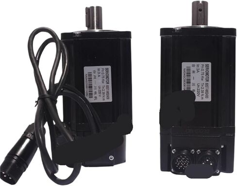 90ST-M04025 220V 1000W AC Servo Motor 4N.m 2500RPM 1KW Single-Phase Permanent Magnet Matched Drive A1-20A(with Brake M1) in Saudi Arabia