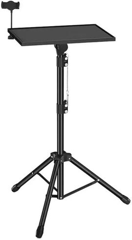 Portable Tripod Laptop Projector Projection Stand with Aluminum Tray Outdoor(4section) in Saudi Arabia