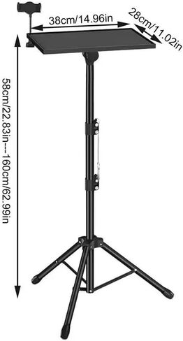 Portable Tripod Laptop Projector Projection Stand with Aluminum Tray Outdoor(4section) in Saudi Arabia