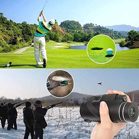 High Power Binoculars, Monocular Telescope 40x60 High Power Magnification, High Definition Monocular for Adults and Kids, Coating, BAK4 Prism Monoculars Scope with Smartphone Adapter and Tripod in Saudi Arabia