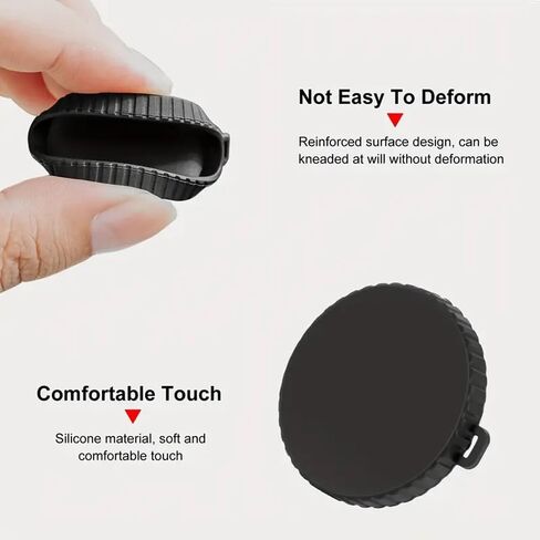 Durable Scratch-Resistant Lens Cover – Lightweight, Black Protective Accessory for Sports Cameras，Compatible with DJI Action5pro/4/3 in Saudi Arabia