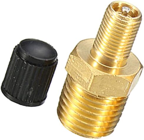 1 قطعة ذهبية 1/4 "NPT للخزان للصمام المضاد للنحاس للصمام مع 1/4" Ma in Saudi Arabia