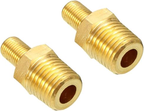 1 قطعة ذهبية 1/4 "NPT للخزان للصمام المضاد للنحاس للصمام مع 1/4" Ma in Saudi Arabia