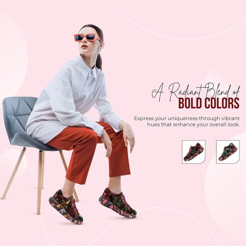 SPRING STEP L'Artiste Dallyn Women's Women's Sneaker - مزيج من القوام والأنماط ، الراحة المملوءة ، نمط متعدد الاستخدامات in Saudi Arabia