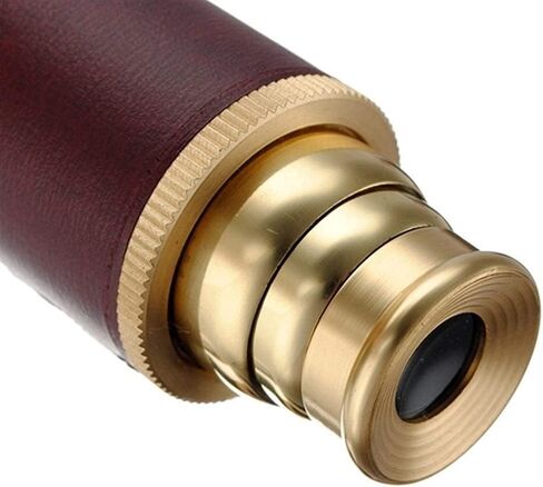 Monoculars for Adults High Power, Telescope Leather Pirate 25x30 Binoculars Three Sections Stretch High-Definition Telescope Outdoor Camping Binoculars in Saudi Arabia