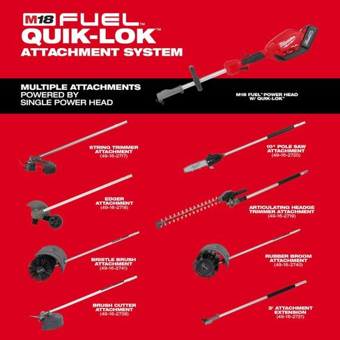 ملحق المكنسة المطاطية ميلووكي M18 للوقود Quik-LOK in Kuwait