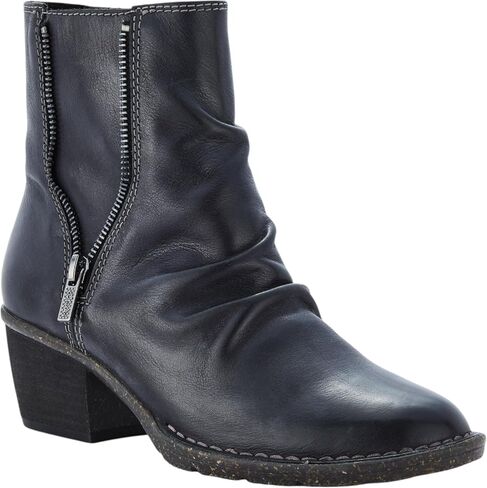 حذاء Kastela Zip للسيدات من Clarks جلد أسود 8 M in Saudi Arabia