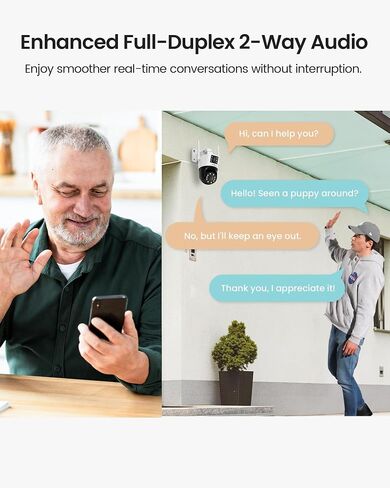 ZOSI 4 x C298 SE 6MP Dual-Lens(4MP+2MP) Wired WiFi Security Camera Outdoor, 360 View Pan/Tilt Plug-in Camera, Human/Vehicle Detect, Color Night Vision, Spotlight Siren, Two-Way Talk, SD/Cloud Storage in Saudi Arabia