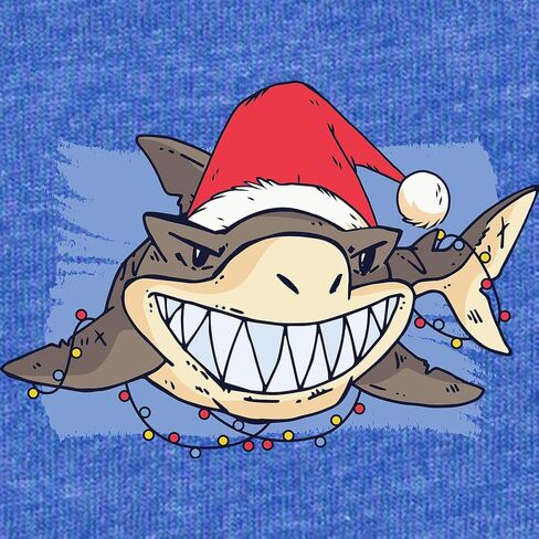 CafePress Christmas Shark Cute Infant Baby Football Bodysuit in Kuwait
