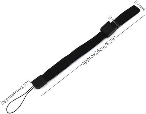 0pcs Universal Replacement Black Hand Wrist Strap Wristlet Wristband with Lock for Wii Remote Controller, Mobile Phone, MP3, Digital Camera in Saudi Arabia
