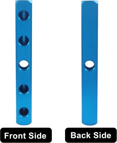 BokWin 3 Way 6 Port Air Manifold: كتلة توزيع الهواء الهوائية من سبائك الألومنيوم مع منافذ العرض والإخراج NPT 1/4 بوصة | مقسم مدمج لأنظمة الضاغط (عبوة واحدة) in Saudi Arabia
