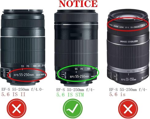 غطاء غطاء العدسة ET-63 لكاميرا Canon EF-S 55-250mm f/4-5.6 هو STM (ليس لـ is أو is II)، غطاء العدسة 58 مم in Kuwait