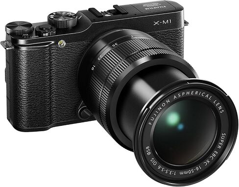 Fujifilm X-M1 Compact System 16MP Digital Camera Kit with 16-50mm Lens and 3-Inch LCD Screen (Black) in Saudi Arabia