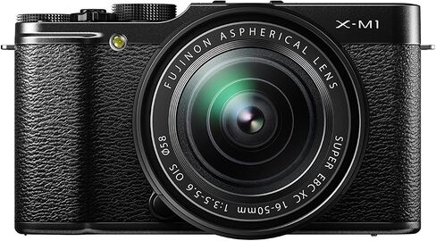 Fujifilm X-M1 Compact System 16MP Digital Camera Kit with 16-50mm Lens and 3-Inch LCD Screen (Black) in Saudi Arabia