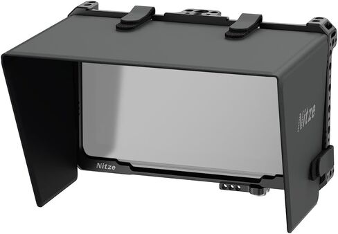 مجموعة قفص شاشة Nitze لـ PortKeys LS7P، مع غطاء شمسي ومشبك كابل HDMI - JT-I06B in Kuwait